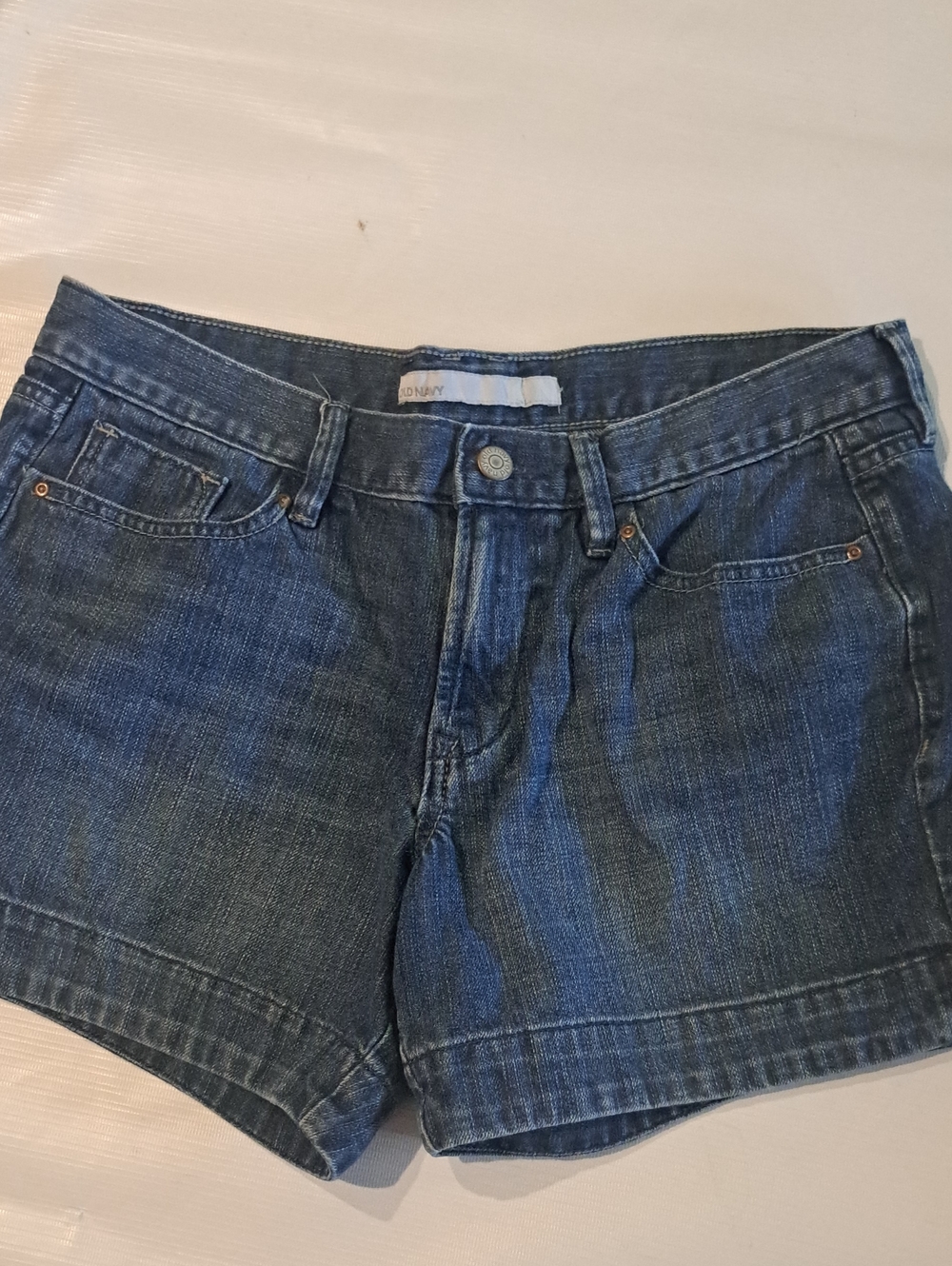 Dark Blue Denim Jean Shorts 10